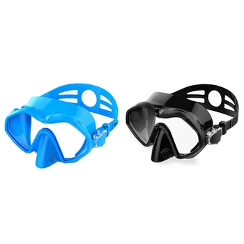 Voksen Dykning Maske Silikone Maske, Snorkel Udstyret med Justerbar Maske, Snorkel