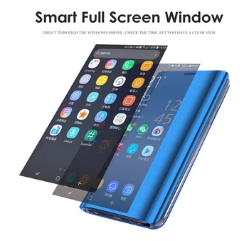 Smart Spejl Flip Cover Tilfælde, Xiaomi 9 S Readmi Redmy Redmi Bemærk 9s Noter 9pro 9 Pro Max 2020 Stå Bog Telefon Coque Fundas