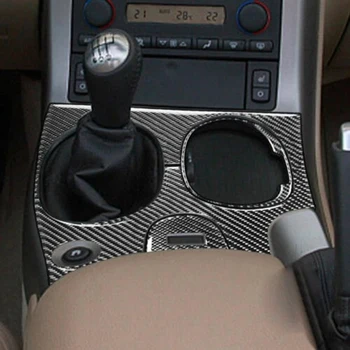 Ramme Gear Shift Panel Dækker Bil Carbon Fiber Dekoration til Chevrolet Corvette C6 2005-2007