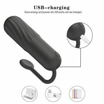10-frekvens vibrator med USB opladning store AV-stick kvindelige G-punkt vibrationer massageapparat klitoris stimulator voksen kvinde, sex toy 5
