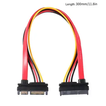 Nye 7+15-Pin Seriel SATA Data Magt Combo Udvidelse Kabel-1stk Seriel Power Adapter Kabel Hot Salg TA SATA HDD-Kabel