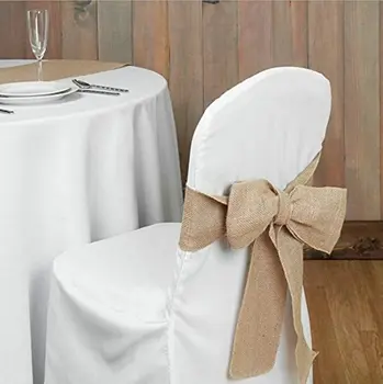 275CM Jute spisebord Runner Roll Bryllup Dekoration dug Jul Restaurant Tabel Indretning