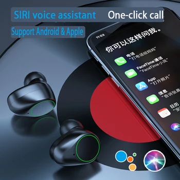 Trådløs Bluetooth-9D støjreduktion på Musik Hovedtelefoner IPX7 Vandtæt Sport Earbuds HIFI Stereo Headset Virker Alle Smartphone