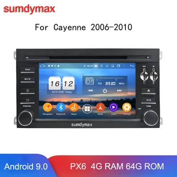 8core 4G +64GB Android9.0 bil dvd-afspiller til Cayenne 2003-2010 Cayenne S 2003-2010 Cayenne GTS 2003-2010 med gps-navigation