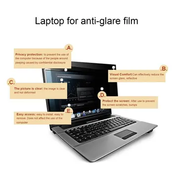 8 10 11 12 16 17 tommer Privacy-Beskyttende Film Til 15 tommer Widescreen(16:9) Laptop LCD-Monitor/Notebook Beskyttende Film