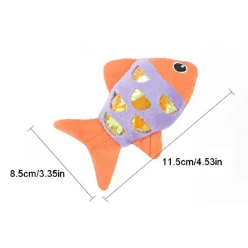 Kreative Realistisk Fisk Form Plys Kat Bide Legetøjet Katteurt Sjovt, Interaktivt Kæledyr Tygge Forsyninger til Kat Killing Flop Perfekt