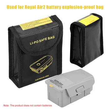 Batteri Sikkert Taske til DjiMavic Air 2 eksplosionssikker Beskyttende Opbevarings Taske Kamera Tilbehør PUO88