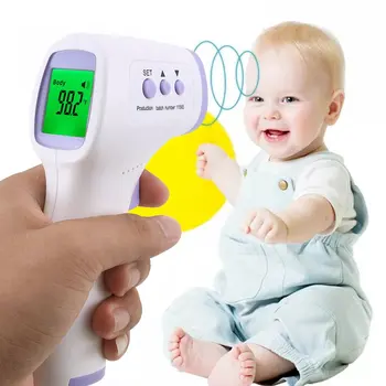 Panden berøringsfri Infrarøde krop Termometer ABS for Voksne og Børn med Lcd-Display Digital Laser Temperaturen Af 1 sæt