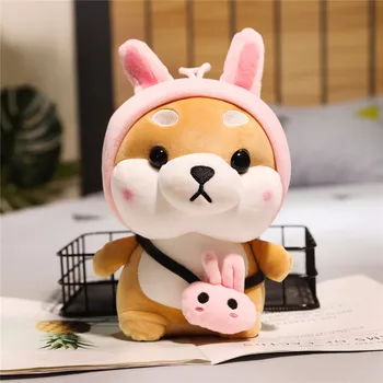 28-48cm Dejlige Shiba Hund Kanin, Gris Strawberrys Plys Legetøj Fyldte Bløde Dejlige Chai Dyr Dukker til Børn Piger Gave