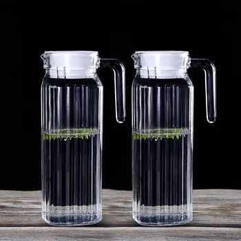 Kølevand Glas Koldt Vand Flaske Husstand Stor Kapacitet Andenæb Pot Saft Blomst Tekande Uafgjort Pot Vand Kop Vin Briller