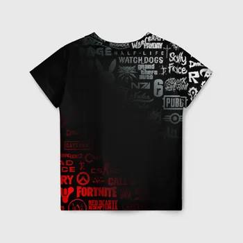 Børne-T-shirt-3D CS go