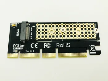 PCI-Express PCIE 3.0 X4 til M2 SSD NVME adapterkort M-Tasten Interface NVME SSD M2 PCI-E Riser-Kort til 2230 2242 2280 2260 M. 2 SSD
