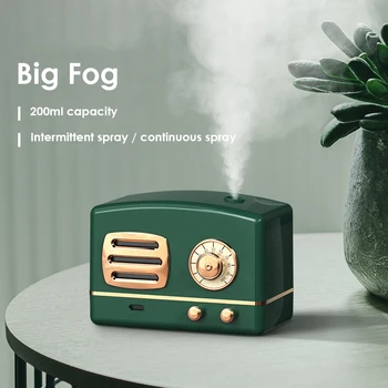 Mini-usb-retro luftfugter stor tåge volumen spray soveværelser hjem tavs office desktop luft luftfugter