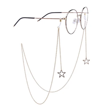 Hule Star Solbriller, Læsebriller Kæde Eyewears Ledningen Indehaveren Halsrem Reb Mode Dame Penadant Optiker Kæder