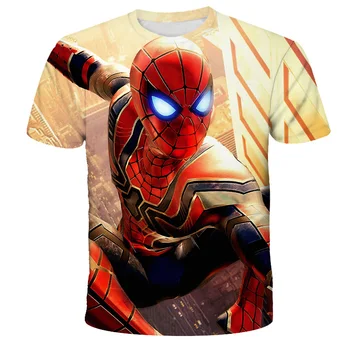 Super-Spiderm T-Shirt Børn, Drenge Tøj Sommeren Korte Ærmer Piger Tops Tees Børn Tøj Kid Pige T-Shirts 4 Til 14 År