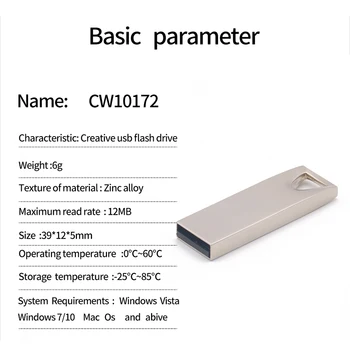 USB 2.0-Pendrive, 32GB, 64GB 16GB, 8GB Disk Memoria Cel Usb-Stick Gave Tommelfinger Pen-Drev, USB-Flash-Drev med Nøglering