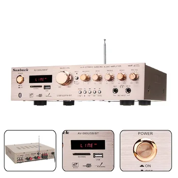 920W 220V 5CH bluetooth-HiFi-Forstærker Stereo AV Surround FM amplificador lyd, Karaoke Home Cinema hjemmebiograf Forstærkere