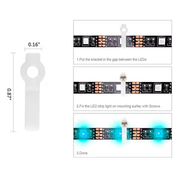 5050 4 Pins RGB LED Strip Light Sæt Tape-Stik Plug Power Splitter Kabel 4-polet hun Stik Nålen Tråd RGB LED