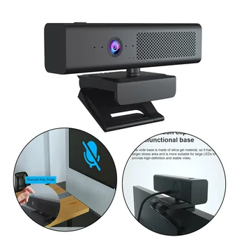 H720 1080P USB-Autofokus Webcam med Mikrofon til Windows, Android Live-Streaming Online Business Class Konference PC Desktop