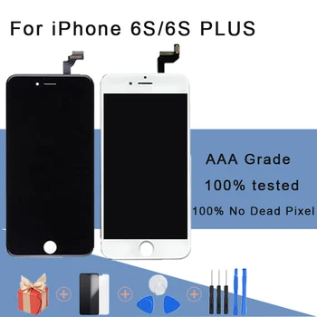 AAA+++ Kvalitet Pantalla Til iPhone 6S / 6S Plus LCD-Skærm Med 3D-Touch Screen Digitizer assembly Erstatning For iPhone 6s