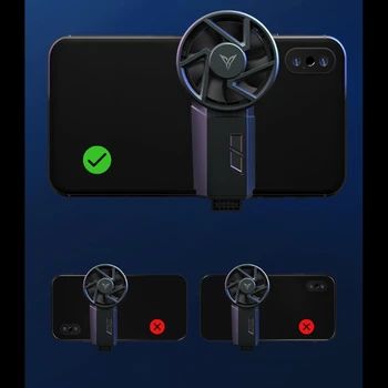R91A Nyeste Bi Fløj Pro Mobiltelefon Spil Serien Radiator Håndtere Bærbare Fysik Ventilator til Udendørs Vlog ,Mobil Spil