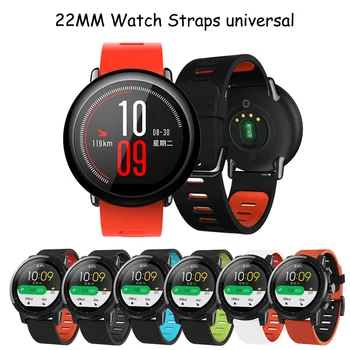 22mm Universal Sports Silikone Håndleds bånd til Xiaomi Huami Amazfit Bip-BIT Unge Smart Ur Udskiftning Band Smartwatch
