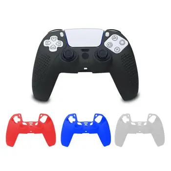 Gamepad Silikone Non-slip Beskyttende Egnet Til Playstation5 Tilbehør PS5 Controller Dække Lysende Tommelfinger Greb Cap