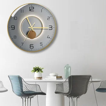 Art Tavs vægur Moderne Design, Enkel Nordisk Luksus Kreativ Digital Wall Clock Stue Reloj Forhold Home Decor YG40