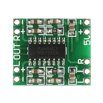 PAM8403 Super Ultra Mini Digital Forstærker Bord 2 * 3W Klasse D Digital 2.5 V 5V Power-Forstærker yrelsen Effektiv