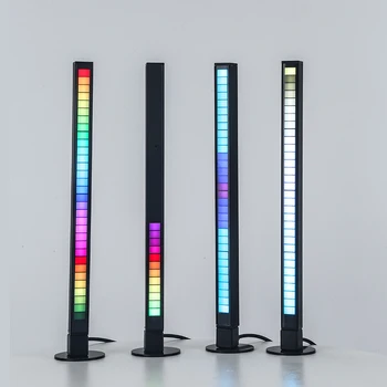 RGB LED Lys Bar, Musik, Lyd, Stemme-Aktiveret Afhentning Rytme Lampe-PC Opsætning af Baggrundslys til Bilen Atmosfære Lys