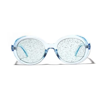 Abay Ovale Solbriller Kvinder Brand Designer Glitter-Brillerne Kvindelige Street Skydning Trendy Mode solbriller Kørsel UV400 Oculos