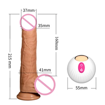 Varme Teleskopisk Swing Enorm Dildo Vibrator Sex Legetøj Til Kvinde Realistisk Store Dildoer Penis Vibrator Klitoris G-Spot Stimulator