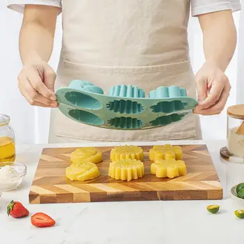 Muffin Formen Langvarig Opvaskemaskine Blomst Bageforme Non-stick Cookies Jelly Candy Forme til Køkken