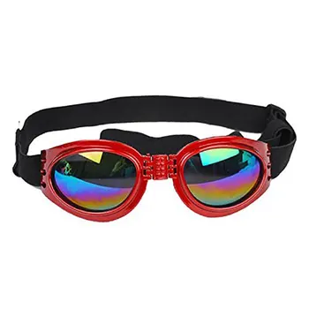 Foldbar Dog Solbriller Pet Beskyttelse Af Øjne Vindtæt Pet Beskyttelsesbriller Solcreme Polariserede Briller
