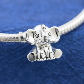 2020 Nye Efteråret 925SilverThe Elefant Charms Perler Passer til Armbånd Oprindelige DIY Fine Smykker Til Kvinder Gave