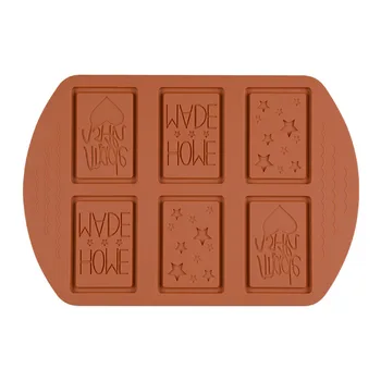 Chokolade skimmel silikone Cookie form fødevaregodkendt breve, en række mønstre kreative bagning værktøjer tilbehør kiks dicen