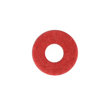 SODIAL(R) 100PCS Red Bundkort Skrue Isolerende Fibre Skiver