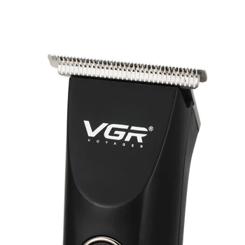 VGR V257 Professionel El-Hair Clipper USB-Genopladelige LED Digitalt Display Bærbare Trådløse hårklippere Frisør-For Mænd