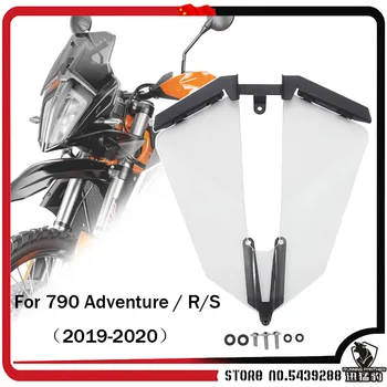 For 790 Eventyr S R 790 POBJ Motorcykel Tilbehør Forlygte til Beskyttelse Dække Aluminium 2019 2020