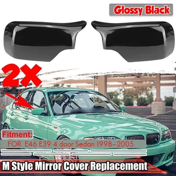 NY-Bil Side bakspejl Cap Cover Rear View Mirror, der Dækker Direkte Udskift for-BMW E46 320I 323I 1998-2005