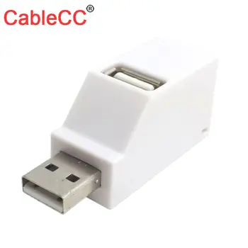 Zihan USB 2.0 Høj Hastighed 3 Porte Splitter Usb-Hub Adapter til PC-værdiboks til Bærbar Computer, Sort Og Kan kun bruges individuelt