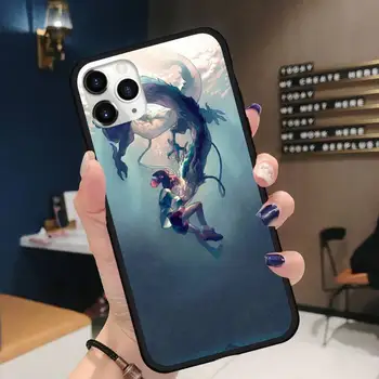 Totoro Spirited Away Phone Case for iPhone 11 12 pro XS MAX 8 7 6 6S Plus X 5S SE 2020 XR Blød silikone cover funda shell