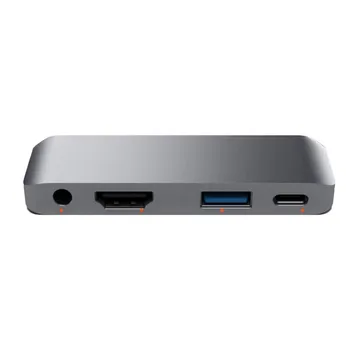 RAYROW USB-C-Hub til iPad Pro 2018 2020 iPad Aircondition, 4, 6-i-1 USB-C til ipad