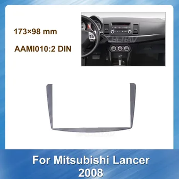 Panel Bil Radio Fascia for Mitsubishi Lancer 2008 Bil DVD-Afspiller Frame Trim Installation Kit DVD-Afspiller Stereo-Plade Bazel