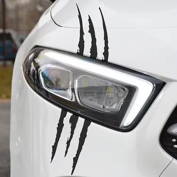 Bil Styling Monster Klo Bunden Forlygte Decal Klistermærker Til Subaru Legacy Outback Skovfoged Levorg Inpreza Infiniti Qx50 2019