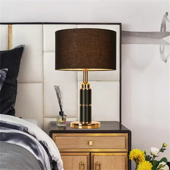 FE bordlamper Moderne Luksuriøst Design-LED-Sort Skrivebord Dekorative Lys Til Hjemmet Sengen