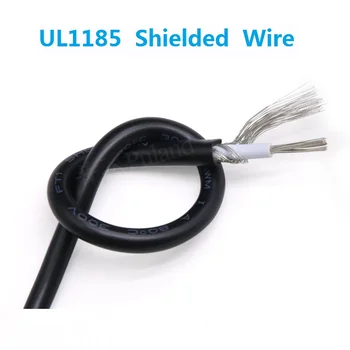 UL1185 Afskærmet Ledning 18AWG Single Core Audio Kanal Kabel Forstærker El-Kobber PVC-Isolerede Linje -3/ 5 /10Meters
