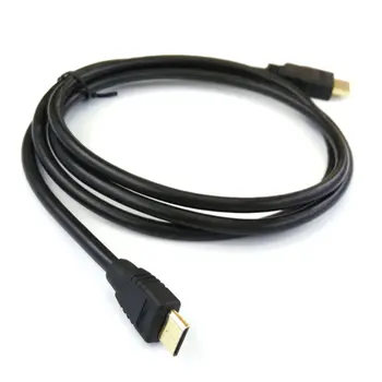 4K 1,5 M Sort Micro HDMI-kompatibelt Kabel for Raspberry Pi 4 Model B Model B Micro HDMI-kompatibelt Kabel-Adapteren