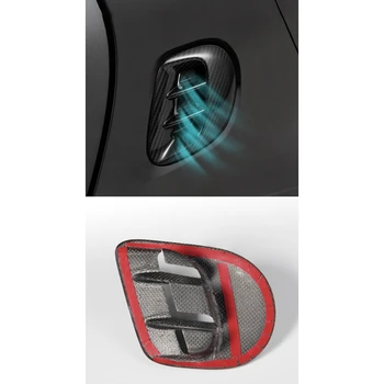 Carbon Fiber luftudtag Dekorativ Ramme luftindtag Beskyttende Dække for Mercedes Smart 453 Fortwo Forfour