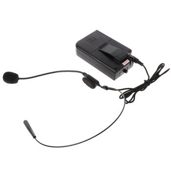 R58B Trådløst Headset Mikrofon med USB-3,5 mm 6,35 mm Modtageren til Konference Undervisning Tale Højttaler Megafon Fase